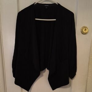 Torrid | Elegant Black Open Cardigan